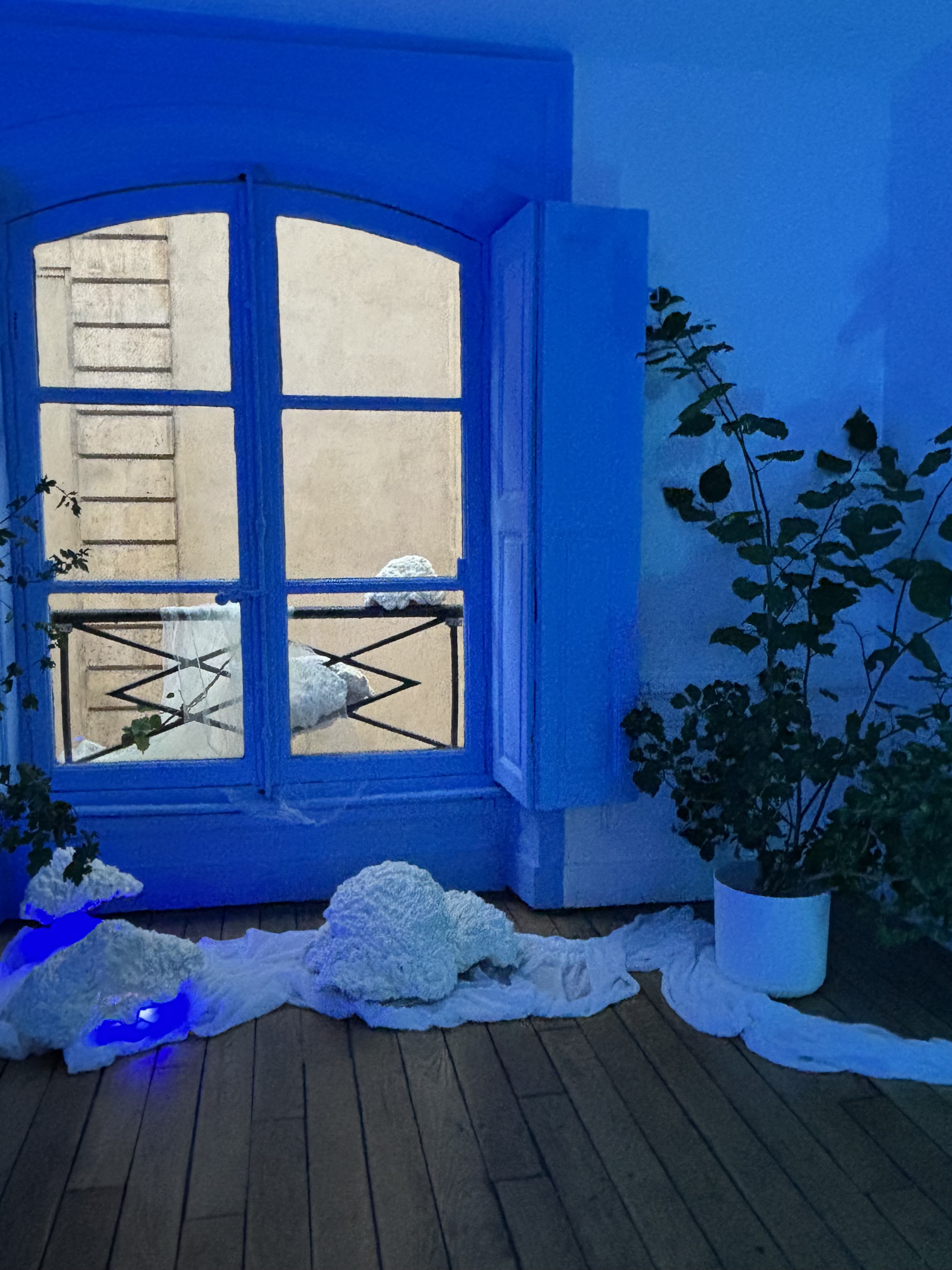 Utopia — blue room installation